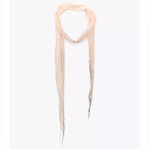 NWT Zara BEADED FRINGE SCARF